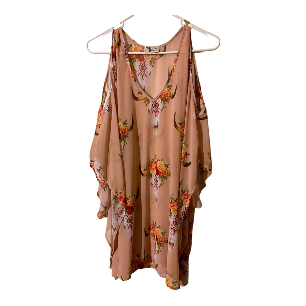 Show Me Your Mumu Peta-Boo Skull Tunic